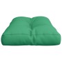 Cojín para sofá de palets tela verde 70x40x12 cm
