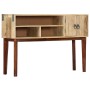 Solid rough mango wood console table 115x30x76 cm by vidaXL, Side tables - Ref: Foro24-282746, Price: 172,81 €, Discount: %