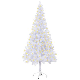 Árbol de Navidad artificial con LEDs y soporte 180 cm 620 ramas
