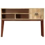 Solid rough mango wood console table 115x30x76 cm by vidaXL, Side tables - Ref: Foro24-282746, Price: 172,81 €, Discount: %