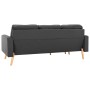 Dreisitzer-Sofa mit dunkelgrauem Stoffhocker von vidaXL, Sofas - Ref: Foro24-288724, Preis: 375,26 €, Rabatt: %