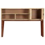 Solid rough mango wood console table 115x30x76 cm by vidaXL, Side tables - Ref: Foro24-282746, Price: 172,81 €, Discount: %