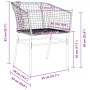 Conjunto de Comedor de Jardín 5 pcs Negro ratán sintético