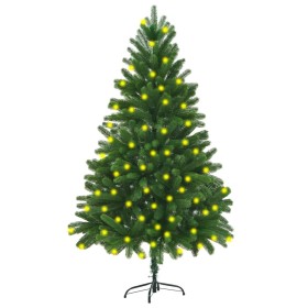 Árbol de Navidad artificial con luces LED verde 180 cm