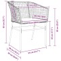 Conjunto de Comedor de Jardín 5 pcs Marrón ratán sintético
