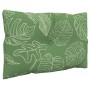 Cojines para palets 3 unidades tela Oxford estampado de hojas