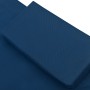 Tumbona de jardín con toldo y cojín azul de vidaXL, Tumbonas - Ref: Foro24-313535, Precio: 88,14 €