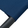 Tumbona de jardín con toldo y cojín azul de vidaXL, Tumbonas - Ref: Foro24-313535, Precio: 88,14 €