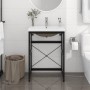 Bathroom structure with built-in black iron sink by vidaXL, bathroom vanities - Ref: Foro24-3101389, Price: 166,46 €, Discoun...