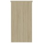 Schreibtisch aus Sonoma-Eichensperrholz, 80 x 40 x 75 cm von vidaXL, Schreibtische - Ref: Foro24-801358, Preis: 62,79 €, Raba...