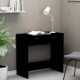 Schwarzer Sperrholzschreibtisch 80x40x75 cm von vidaXL, Schreibtische - Ref: Foro24-801356, Preis: 55,71 €, Rabatt: %