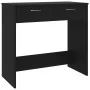 Schwarzer Sperrholzschreibtisch 80x40x75 cm von vidaXL, Schreibtische - Ref: Foro24-801356, Preis: 55,71 €, Rabatt: %