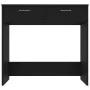 Schwarzer Sperrholzschreibtisch 80x40x75 cm von vidaXL, Schreibtische - Ref: Foro24-801356, Preis: 55,71 €, Rabatt: %