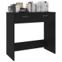 Escritorio de madera contrachapada negro 80x40x75 cm de vidaXL, Escritorios - Ref: Foro24-801356, Precio: 59,42 €, Descuento: %