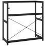 Estructura de lavabo de hierro negro 79x38x83 cm de vidaXL, Tocadores de baño - Ref: Foro24-338501, Precio: 87,85 €, Descuent...