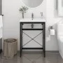Schwarze Waschbeckenstruktur aus Eisen, 59 x 38 x 83 cm von vidaXL, Badezimmerwaschtische - Ref: Foro24-338500, Preis: 73,91 ...