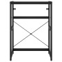 Black iron washbasin structure 59x38x83 cm by vidaXL, bathroom vanities - Ref: Foro24-338500, Price: 75,87 €, Discount: %