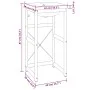 Estructura de baño con lavabo incorporado hierro negro de vidaXL, Tocadores de baño - Ref: Foro24-3101388, Precio: 145,64 €, ...