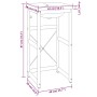 Estructura de baño con lavabo incorporado hierro negro de vidaXL, Tocadores de baño - Ref: Foro24-3101388, Precio: 148,41 €, ...