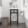 Black iron washbasin structure 40x38x83 cm by vidaXL, bathroom vanities - Ref: Foro24-338499, Price: 66,37 €, Discount: %