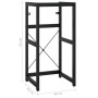 Black iron washbasin structure 40x38x83 cm by vidaXL, bathroom vanities - Ref: Foro24-338499, Price: 66,37 €, Discount: %