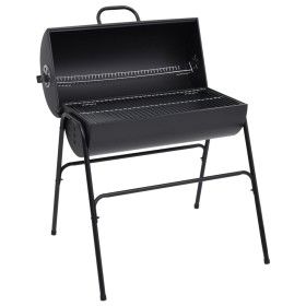 Grillfass mit 2 Grillrosten, schwarzem Stahl, 80x95x90 cm. von vidaXL, Grillen - Ref: Foro24-313635, Preis: 130,45 €, Rabatt: %