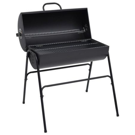 Parrilla barril 2 rejillas de cocción negro acero 80x95x90 cm by vidaXL, Barbecues - Ref: Foro24-313635, Price: 130,45 €, Dis...