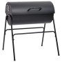 Parrilla barril 2 rejillas de cocción negro acero 80x95x90 cm by vidaXL, Barbecues - Ref: Foro24-313635, Price: 130,45 €, Dis...