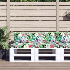 Cojines para palés 2 unidades tela Oxford multicolor Cojines para palés 2 unidades tela Oxford multicolor