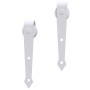 Beschlagsatz für Schiebetüren aus weißem Stahl, 183 cm von vidaXL, Türrahmen - Ref: Foro24-151709, Preis: 66,37 €, Rabatt: %