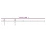 Beschlagsatz für Schiebetüren aus weißem Stahl, 183 cm von vidaXL, Türrahmen - Ref: Foro24-151709, Preis: 66,37 €, Rabatt: %