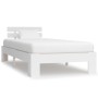 Estructura de cama sin colchón madera de pino blanco 100x200 cm