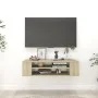 Sonoma oak plywood hanging TV cabinet 100x30x26.5 cm by vidaXL, TV Furniture - Ref: Foro24-806232, Price: 44,88 €, Discount: %
