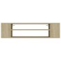 Mueble de TV colgante contrachapada roble Sonoma 100x30x26,5 cm de vidaXL, Muebles TV - Ref: Foro24-806232, Precio: 46,17 €, ...