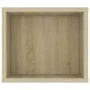 Sonoma oak plywood hanging TV cabinet 100x30x26.5 cm by vidaXL, TV Furniture - Ref: Foro24-806232, Price: 44,88 €, Discount: %