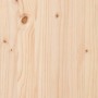 Puerta deslizante Marrón 100 x 208 cm Madera maciza de pino