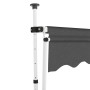 Manually operated retractable awning anthracite 400 cm by vidaXL, Awnings - Ref: Foro24-143692, Price: 105,88 €, Discount: %