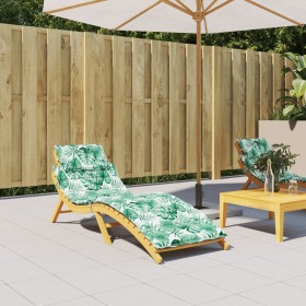 Cojín de tumbona tela Oxford estampado de hojas Cojín de tumbona tela Oxford estampado de hojas