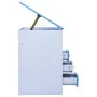 Escritorio infantil de dibujo inclinable azul y blanco de vidaXL, Mesas para arte y dibujo - Ref: Foro24-287446, Precio: 126,...