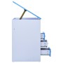Escritorio de dibujo para niños inclinable azul y blanco de vidaXL, Mesas para arte y dibujo - Ref: Foro24-287446, Precio: 12...