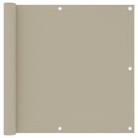 Toldo para balcón tela oxford beige 90x300 cm