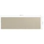 Balcony awning beige oxford fabric 90x300 cm by vidaXL, Umbrellas - Ref: Foro24-134940, Price: 22,80 €, Discount: %