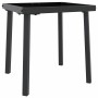 Tumbonas 3 pcs Negro y Blanco 40 x 40 x 40.5 cm ratán sintético