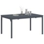 Mesa de Extensión 2 pcs Antracita 210 x 90 x 73 cm Acero