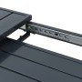 Mesa de Extensión 2 pcs Antracita 210 x 90 x 73 cm Acero