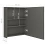 Bathroom cabinet with anthracite gray mirror 50x14x60 cm by vidaXL, bathroom vanities - Ref: Foro24-326487, Price: 101,39 €, ...