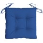 Cojines de silla de jardín 6 uds tela Oxford azul 40x40x7 cm