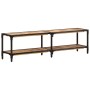 Mueble de TV madera maciza de mango 150x30x41 cm