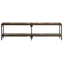 Mueble de TV madera maciza reciclada 150x30x41 cm