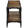 Mueble de TV madera maciza reciclada 150x30x41 cm